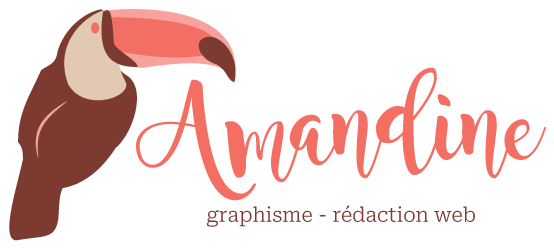 logo toucan amandine graphisme rédaction web